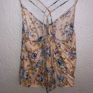 Floral American Eagle Outfitters Tank Top